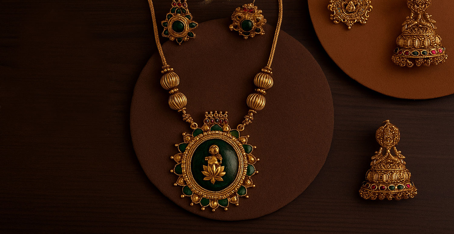 Bridal jewelry sets and haarams Palakkad